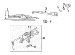 Diagram for Volkswagen Wiper Motor - 3B9-955-711-C