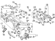 Diagram for Volkswagen Passat Rear Crossmember - 3C0-505-235-S