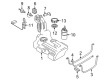 Diagram for Volkswagen Accelerator Pedal - 8D1-723-523-H