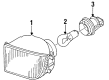 Diagram for Volkswagen Passat Light Socket - 3A0-953-124