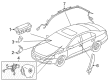 Diagram for Volkswagen Airbag - 5C6-880-741-D