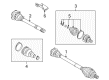 Diagram for Volkswagen Beetle CV Boot - 4B0-498-201