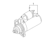 Diagram for Volkswagen Starter Solenoid - 0AM-911-287-B