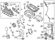 Diagram for Volkswagen Dipstick - 03L-115-611-AA
