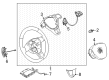 Diagram for Volkswagen Atlas Cross Sport Steering Wheel - 2GJ-419-089-BD-ZEG