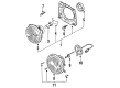 Diagram for Volkswagen Headlight Bulb - N-100-666-02