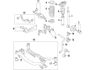 Diagram for Volkswagen CC Strut Housing - 3C0-513-049-CH