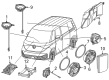 Diagram for Volkswagen ID. Buzz Subwoofer - 1T3-035-621-B