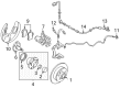 Diagram for Volkswagen Beetle ABS Sensor - 1J0-927-807-B