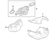 Diagram for Volkswagen Ignition Lock Assembly - 2Q0-905-861-B