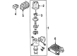 Diagram for Volkswagen Distributor - 048-905-237-X