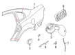 Diagram for Volkswagen Fuel Door - 3B7-809-857-A-GRU