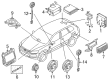 Diagram for Volkswagen Touareg Car Speakers - 7P6-035-454-A