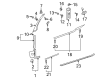 Diagram for Volkswagen Rabbit Pillar Panels - 1K3-867-244-K-6K8