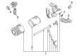 Diagram for Volkswagen EuroVan Air Duct - 028-129-087-A