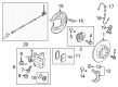 Diagram for Volkswagen Golf Brake Caliper Repair Kit - 1J0-698-671