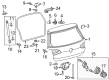 Diagram for Volkswagen Liftgate Lift Support - 5GM-827-550-B