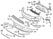 Diagram for Volkswagen Bumper Cover - 7P6-807-221-D-GRU