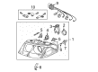 Diagram for Volkswagen Passat Light Socket - 3B0-953-123-D