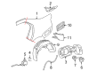 Diagram for Volkswagen Jetta Fuel Door - 1K5-809-857-B-GRU