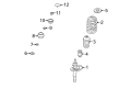 Diagram for Volkswagen Jetta Bump Stop - 1H0-412-303-B