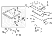 Diagram for Volkswagen Sunroof - 1K6-877-071