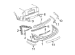 Diagram for Volkswagen Passat Bumper Cover - 3B9-807-417-C-GRU