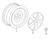 Diagram for Volkswagen Routan Spare Wheel - 7B0-601-027-A