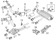 Diagram for Volkswagen Touareg Muffler Strap - 7L8-253-144-B