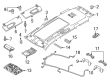 Diagram for Volkswagen Atlas Cross Sport Sun Visor - 3CN-857-552-E-3H8