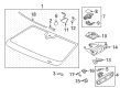 Diagram for Volkswagen Car Mirror - 3G0-857-511-AM-9B9