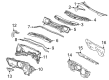 Diagram for Volkswagen Grille - 1K5-819-415-B-9B9