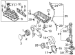 Diagram for Volkswagen Dipstick - 03L-115-611-M