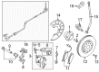 Diagram for Volkswagen Brake Pads - 3C0-698-151-P