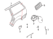 Diagram for Volkswagen Passat Fuel Door - 3B9-809-857-A-GRU