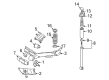 Diagram for Volkswagen Spindle - 1J0-501-117-B