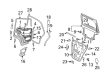 Diagram for Volkswagen Touareg Door Seal - 7L0-839-717