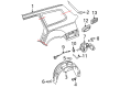 Diagram for Volkswagen Fuel Door - 3C9-809-857-F-GRU