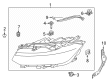 Diagram for Volkswagen Headlight - 17A-941-060
