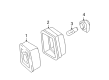 Diagram for Volkswagen License Plate Lights - 1C0-943-021