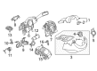 Diagram for Volkswagen Windshield Wiper Switch - 5K0-953-502-N-9B9