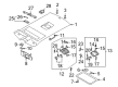 Diagram for Volkswagen Interior Light Bulb - N-908-411-01