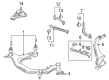 Diagram for Volkswagen Passat Crossmember Bushing - 8D0-399-419-C