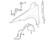 Diagram for Volkswagen GTI Wheelhouse - 5H0-805-970-A
