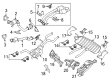 Diagram for Volkswagen Touareg Muffler - 7L6-253-209-AJ