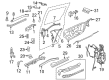 Diagram for Volkswagen Rear Door Striker - 7B0-837-293-B
