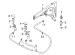 Diagram for Volkswagen Touareg Windshield Washer Nozzle - 7L6-955-103-A