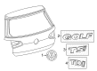 Diagram for Volkswagen GTI Emblem - 5G0-853-617-A
