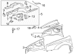 Diagram for Volkswagen Cabrio Frame Rail - 1HM-803-105