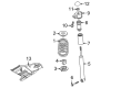 Diagram for Volkswagen Strut Housing - 5QM-513-049-AD